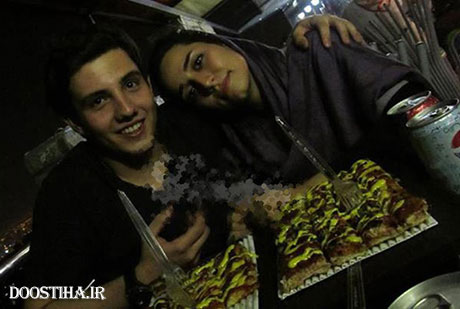 امیر کاظمی و همسرش