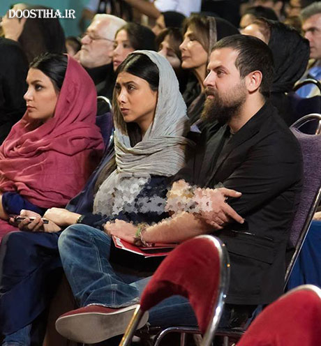 آزاده صمدی و همسرش هومن سیدی