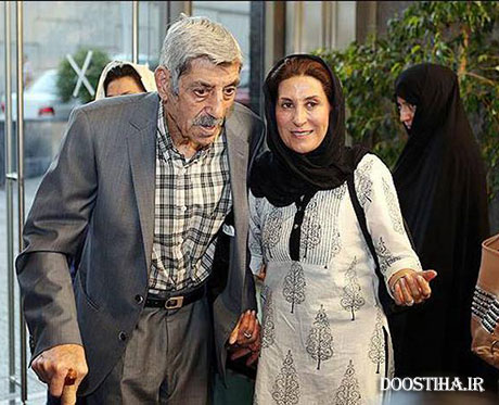 عکس فاطمه معتمد آریا و پدرش